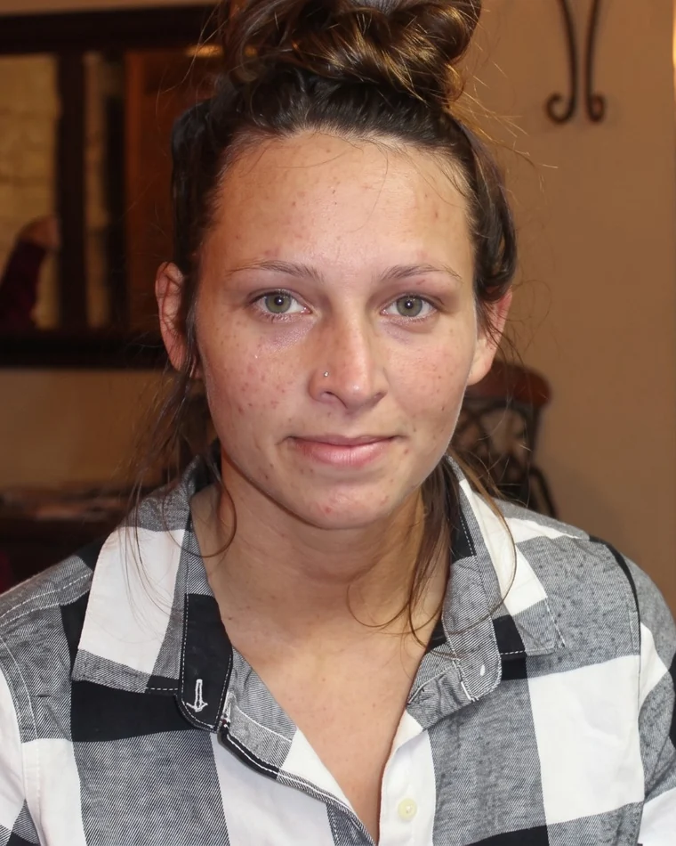 Before makeup - Western bride