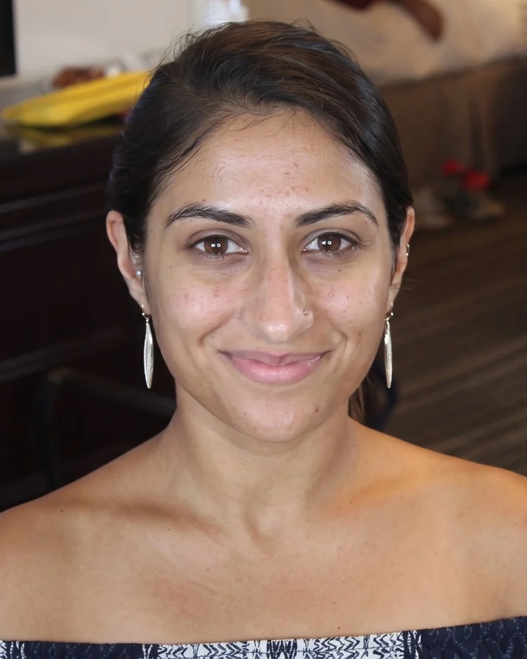 Before makeup - Mother of the bride