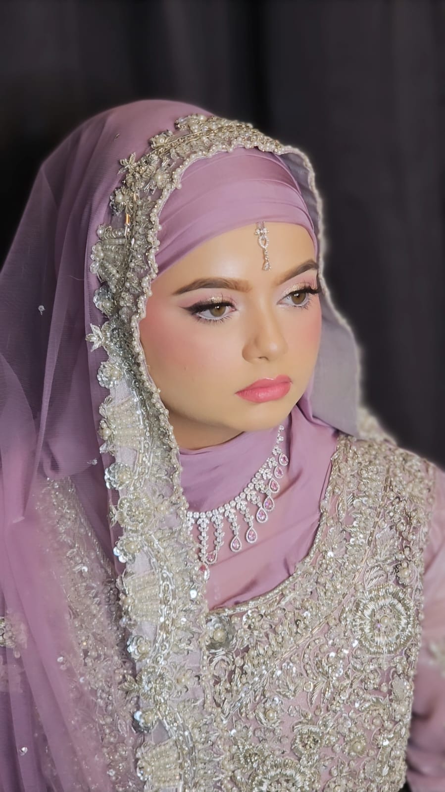 A bride with her bridesmaids, hair and makeup by Bridal Art Studio