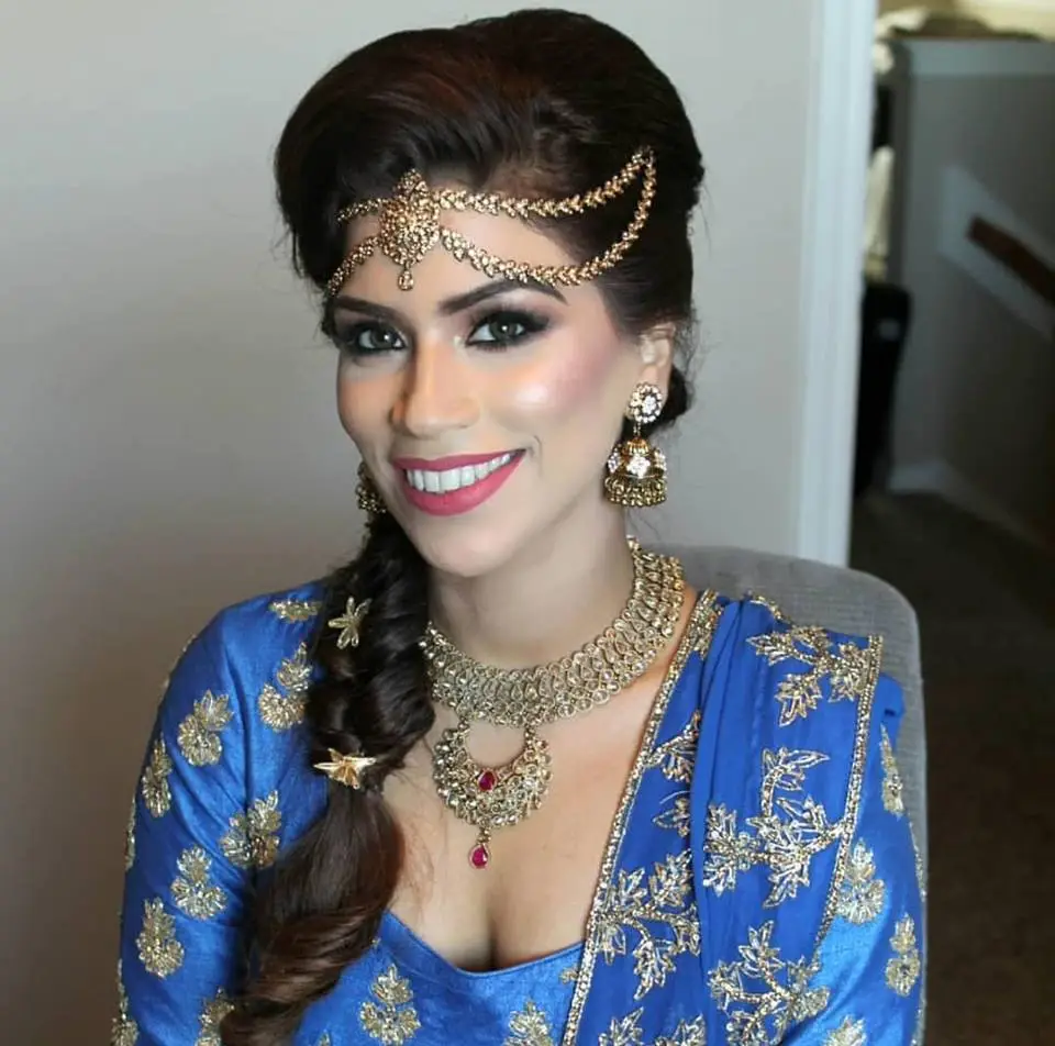 Bridal hair and makeup by Bridal Art Studio, Sugar Land