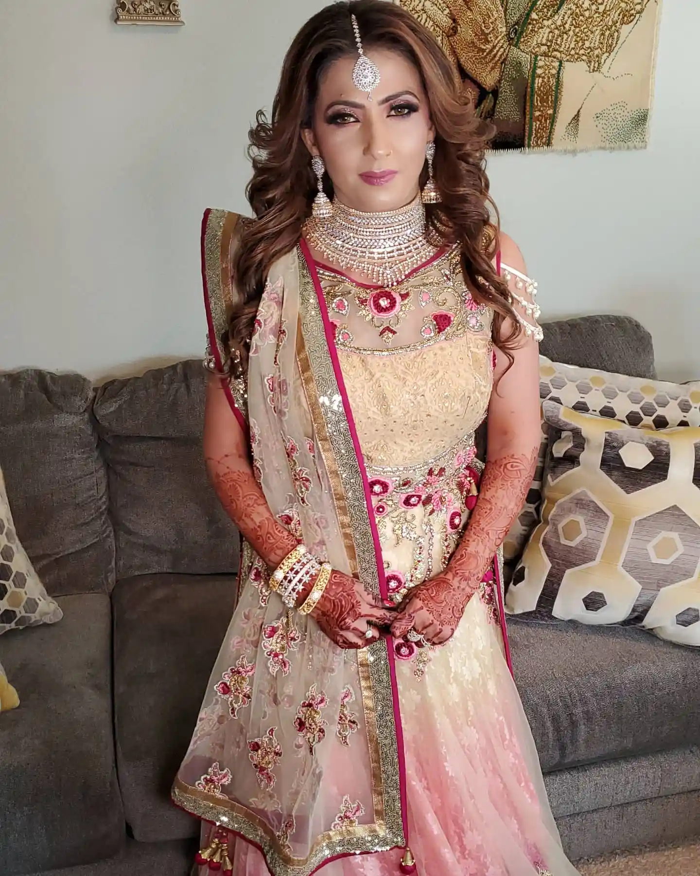 Mehndi look by Bridal Art Studio
