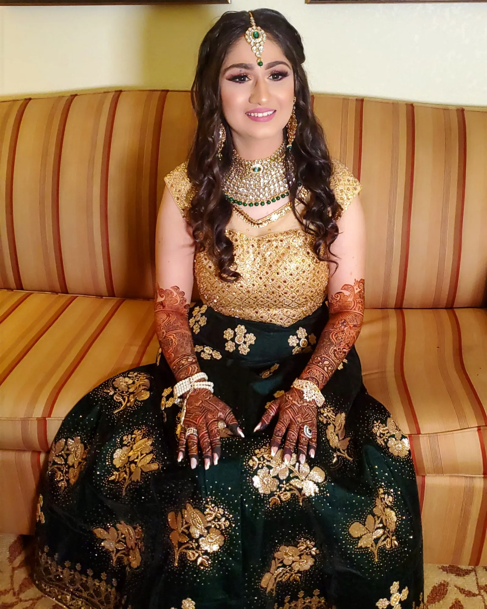 Mehndi look by Bridal Art Studio