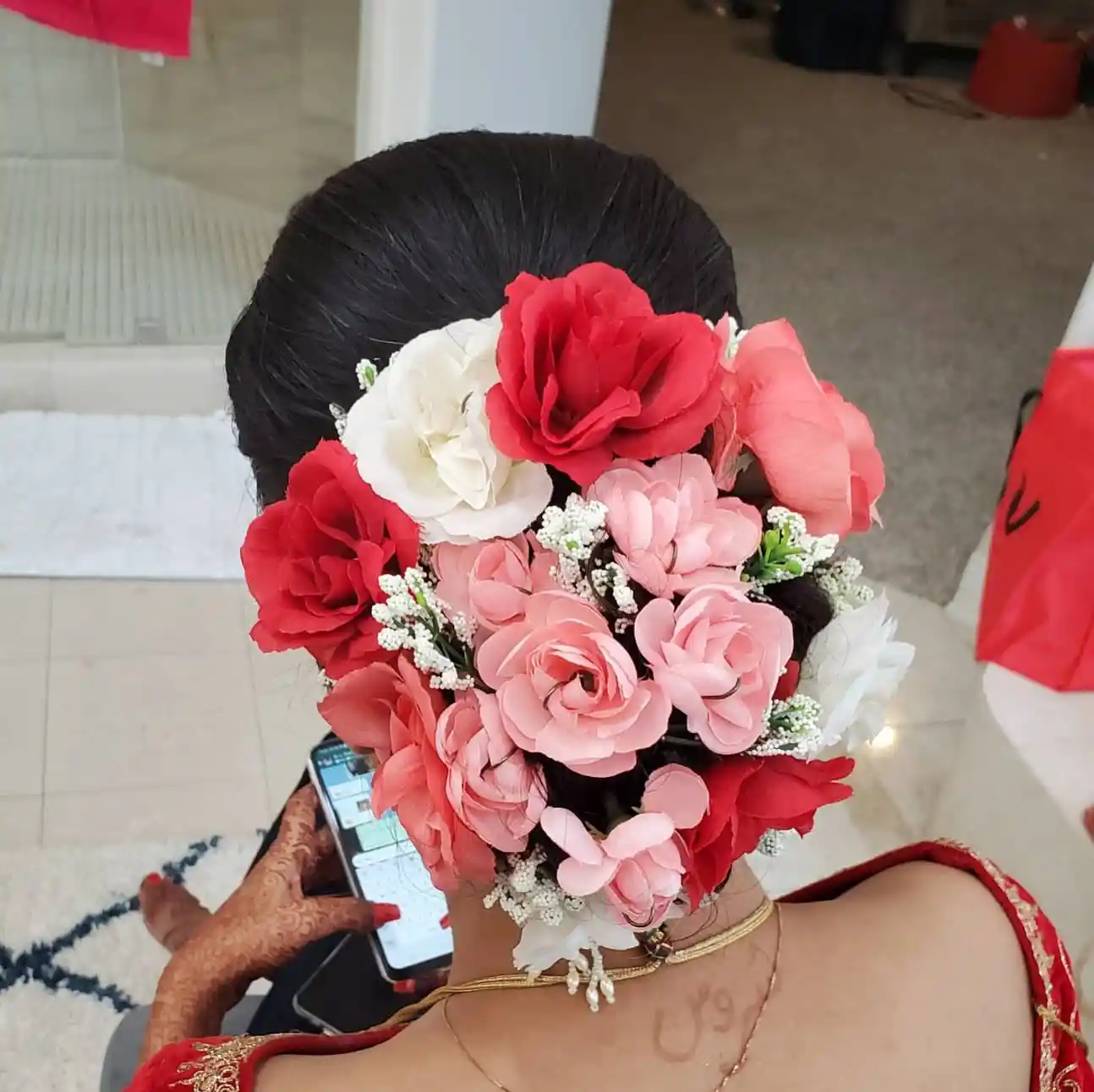 Bridal hair set by Bridal Art Studio