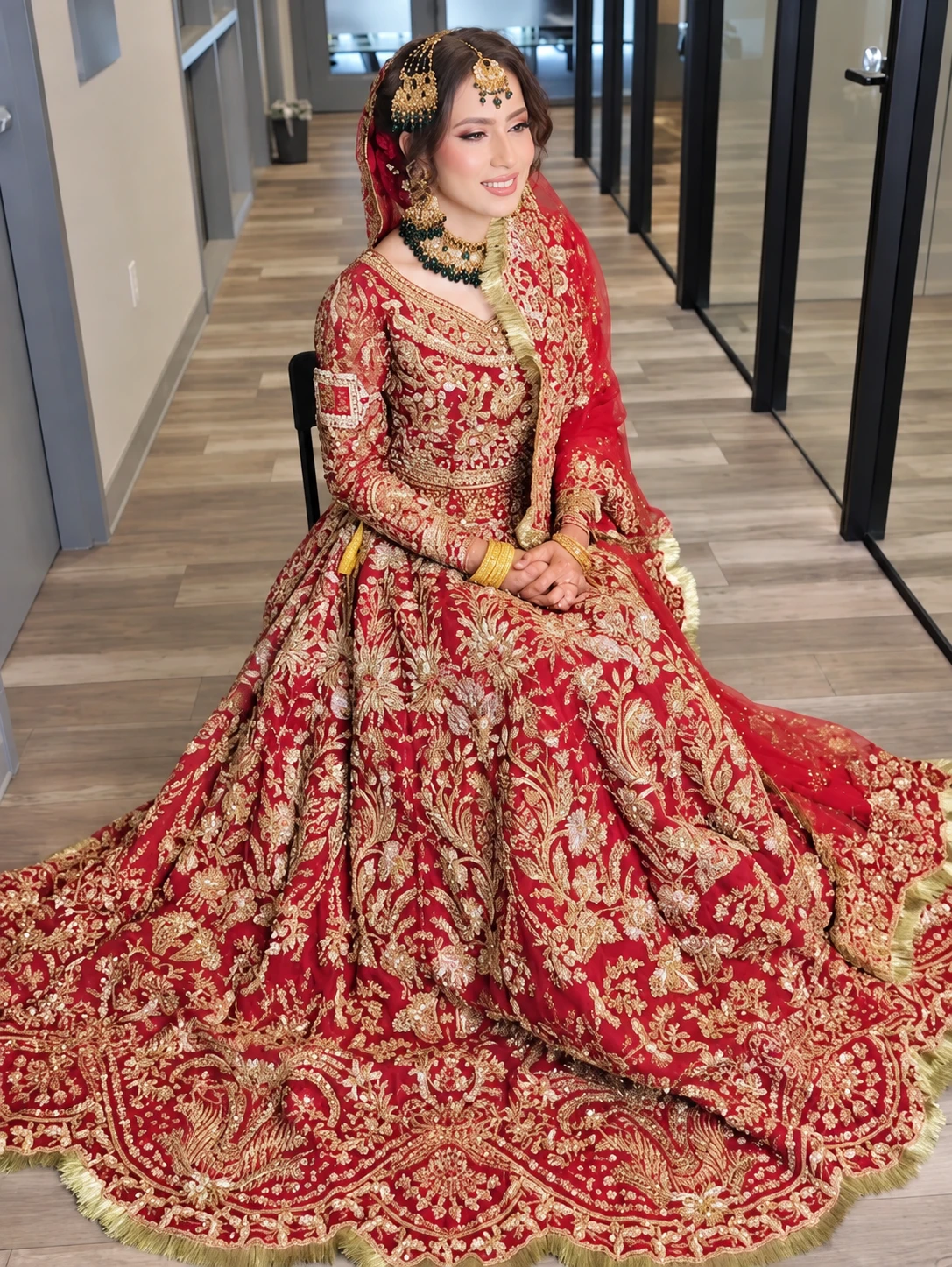 Bridal hair and makeup by Bridal Art Studio, Sugar Land